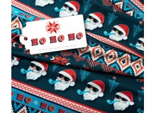 Bio Jersey Albstoffe - Ho Ho Ho Santa Hamburger Liebe